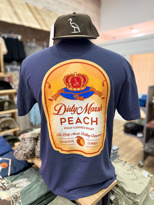 Dirty Marsh The Crown Tee - Navy