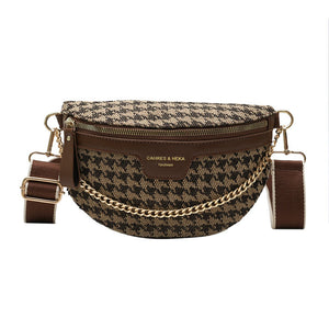 Everyday Essential Belt Bag - Brown Check