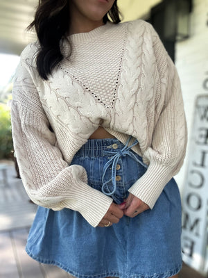 Lucy Denim Mini Skirt