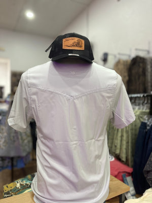 Burlebo Performance Western Shirt - Light Gray