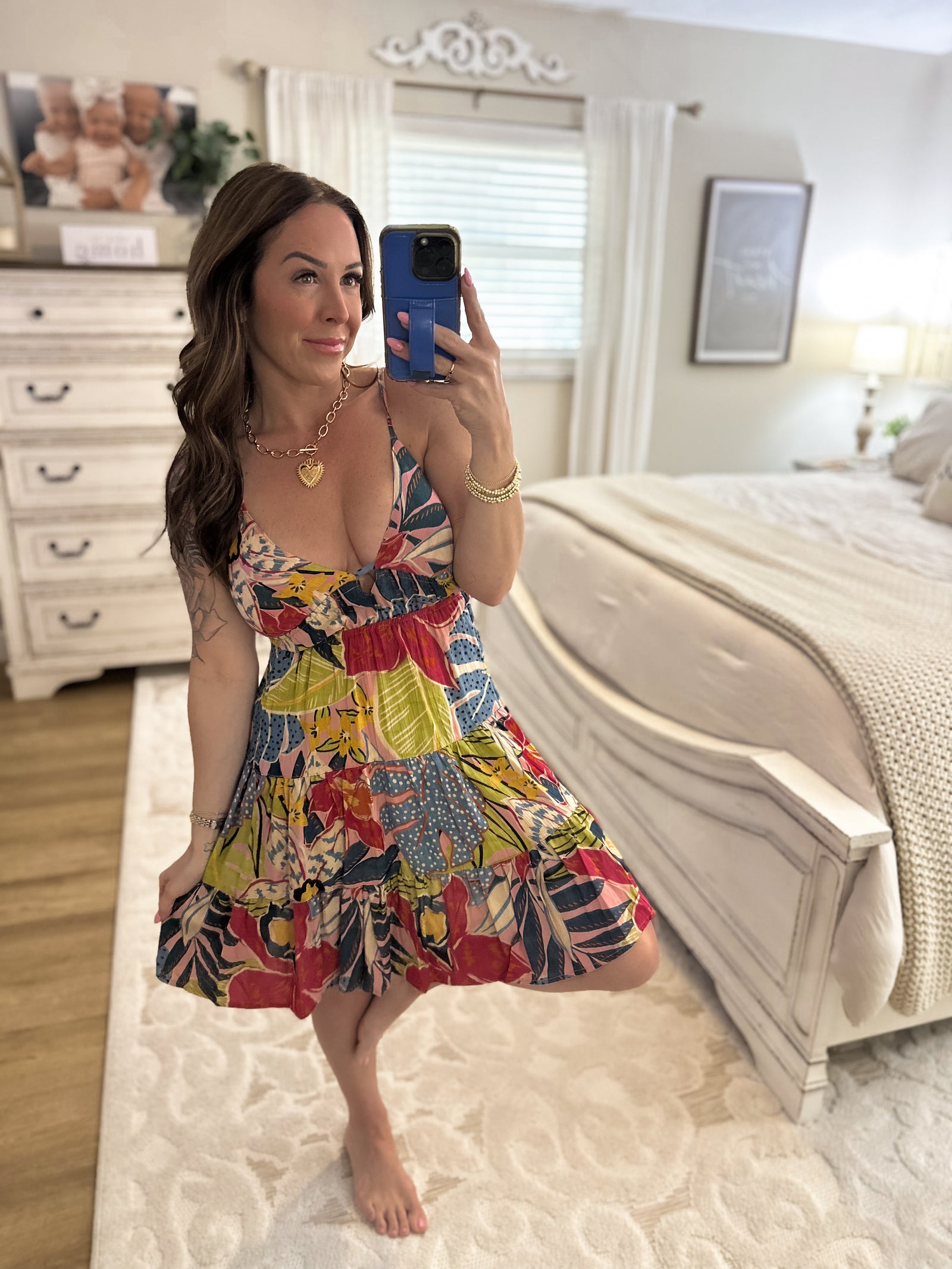 Lorelei Open Back Tiered Dress