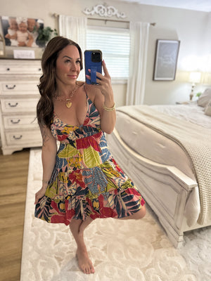 Lorelei Open Back Tiered Dress