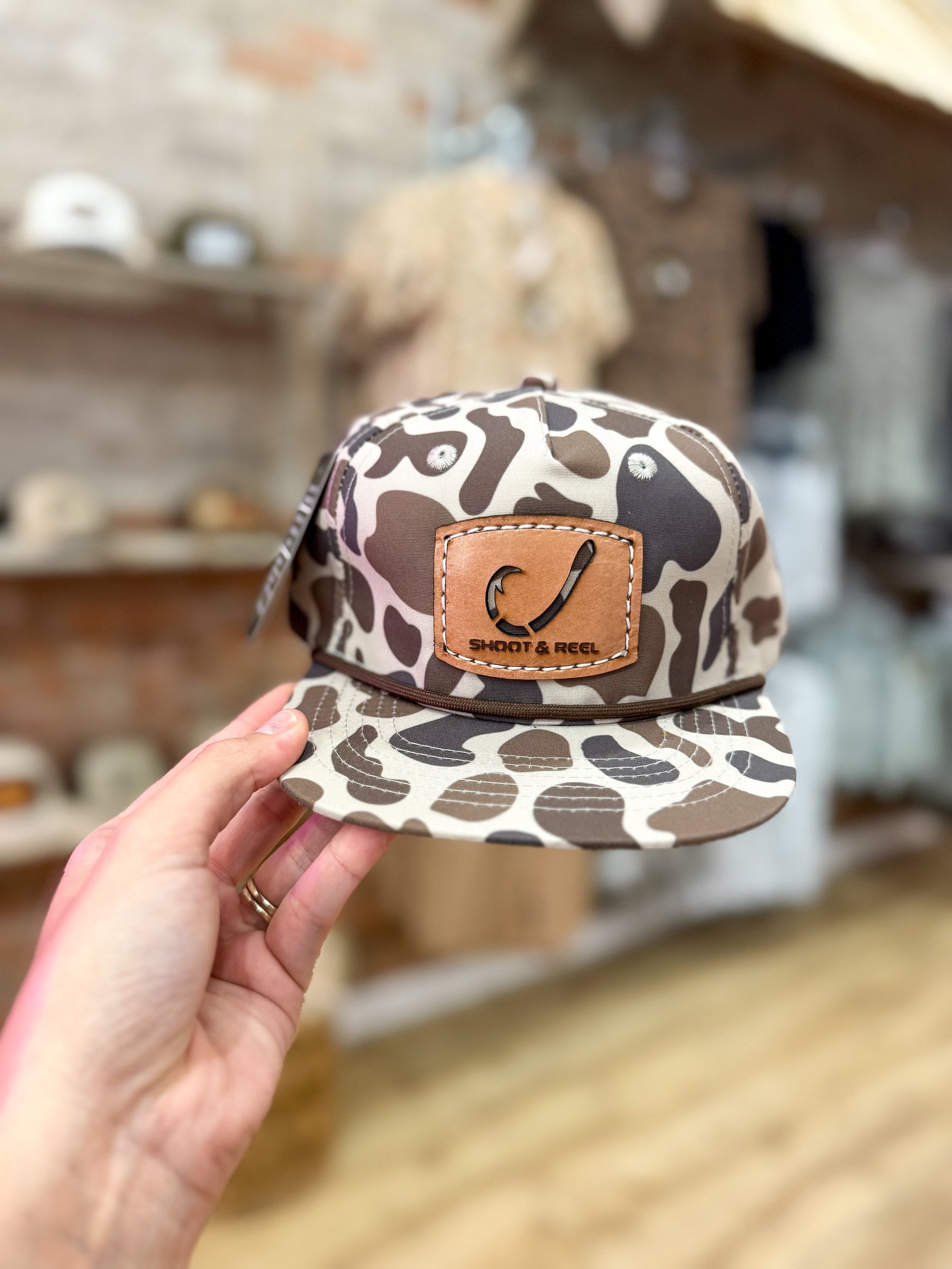 YOUTH- Slough Hook Cut Out Patch Goat Rope Hat