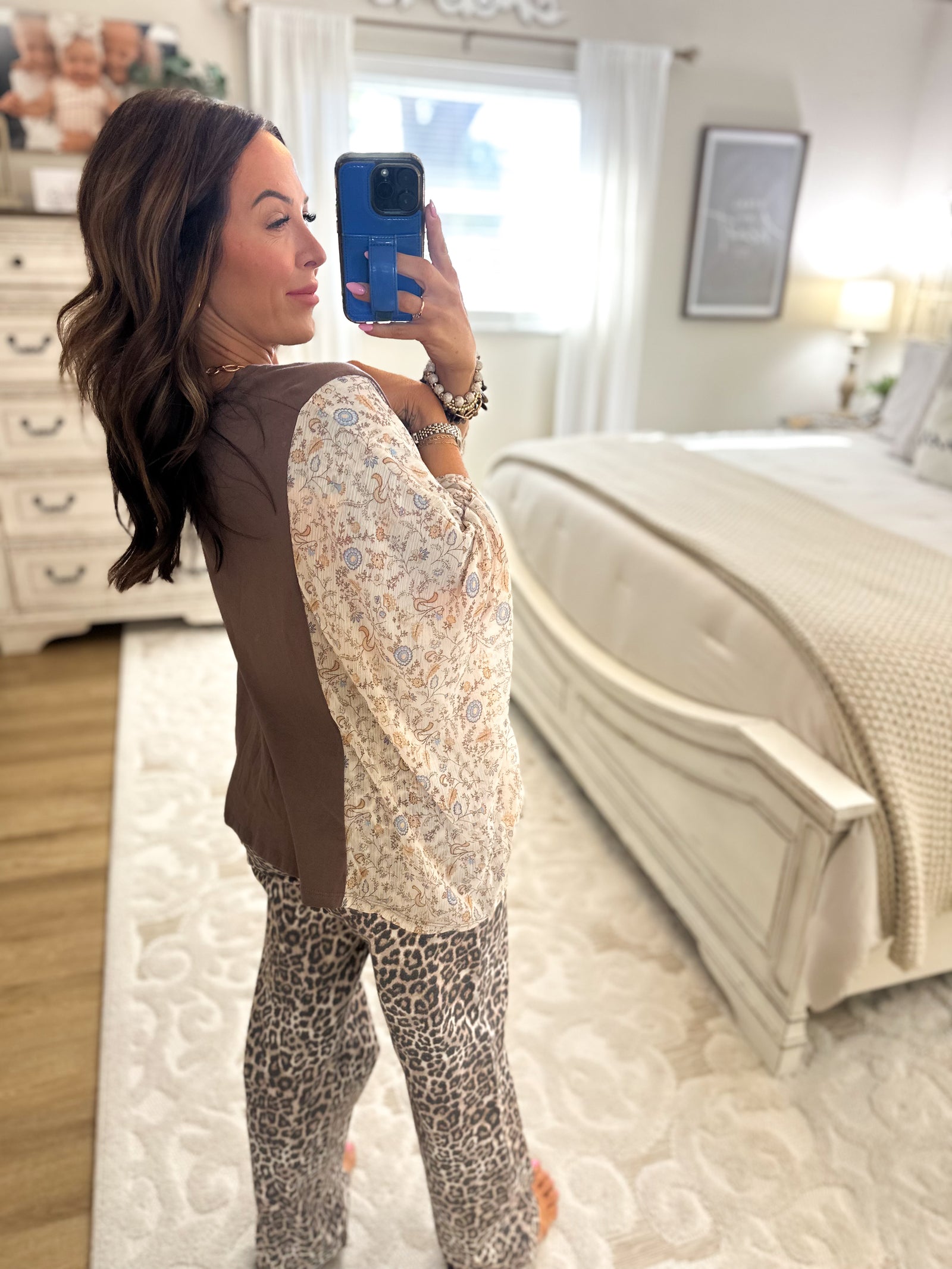 Vintage Free Bird Flutter Sleeve Top