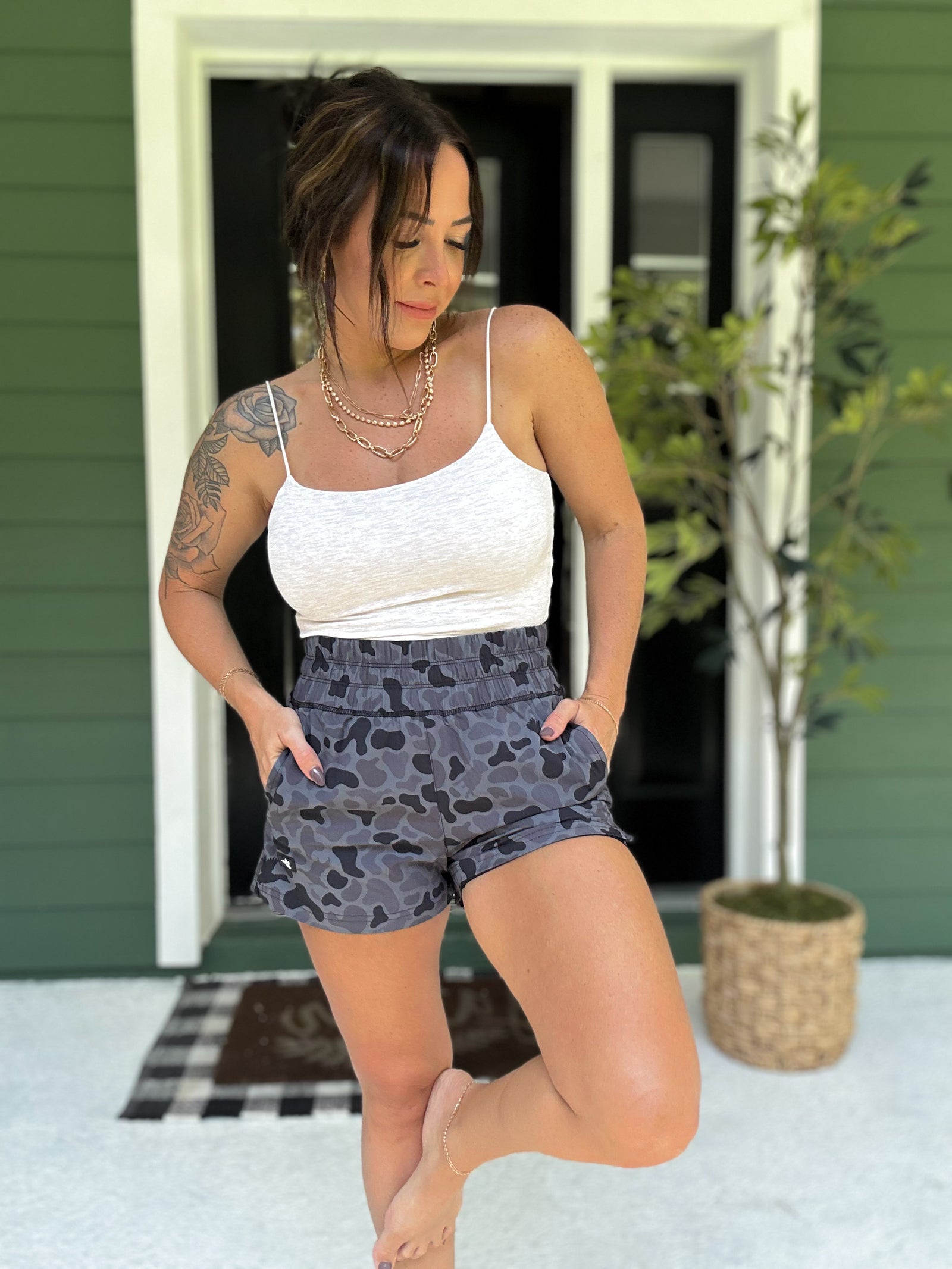 Women's Camo Shorts - Kandahar 2.5"