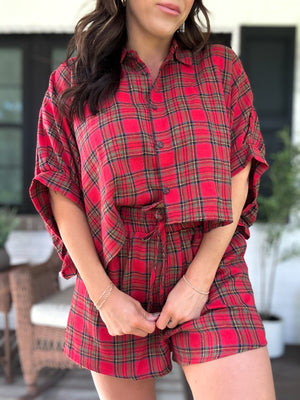 Joyce Plaid 2-piece Set