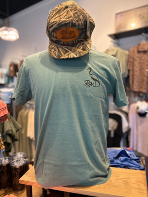Dirty Marsh Skelly On Da Bayou - Light Green