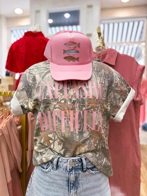 Expensive & Difficult Camo Oversized Tee