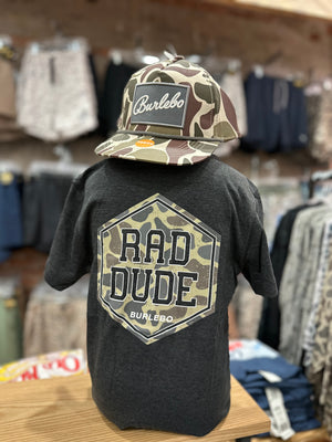 Youth Burlebo Rad Dude Tee - Classic Deer Camo