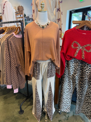 Annalise Round Neck Sweater Top