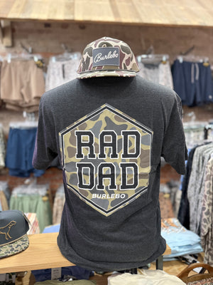 Burlebo Rad Dad Tee - Heather Black