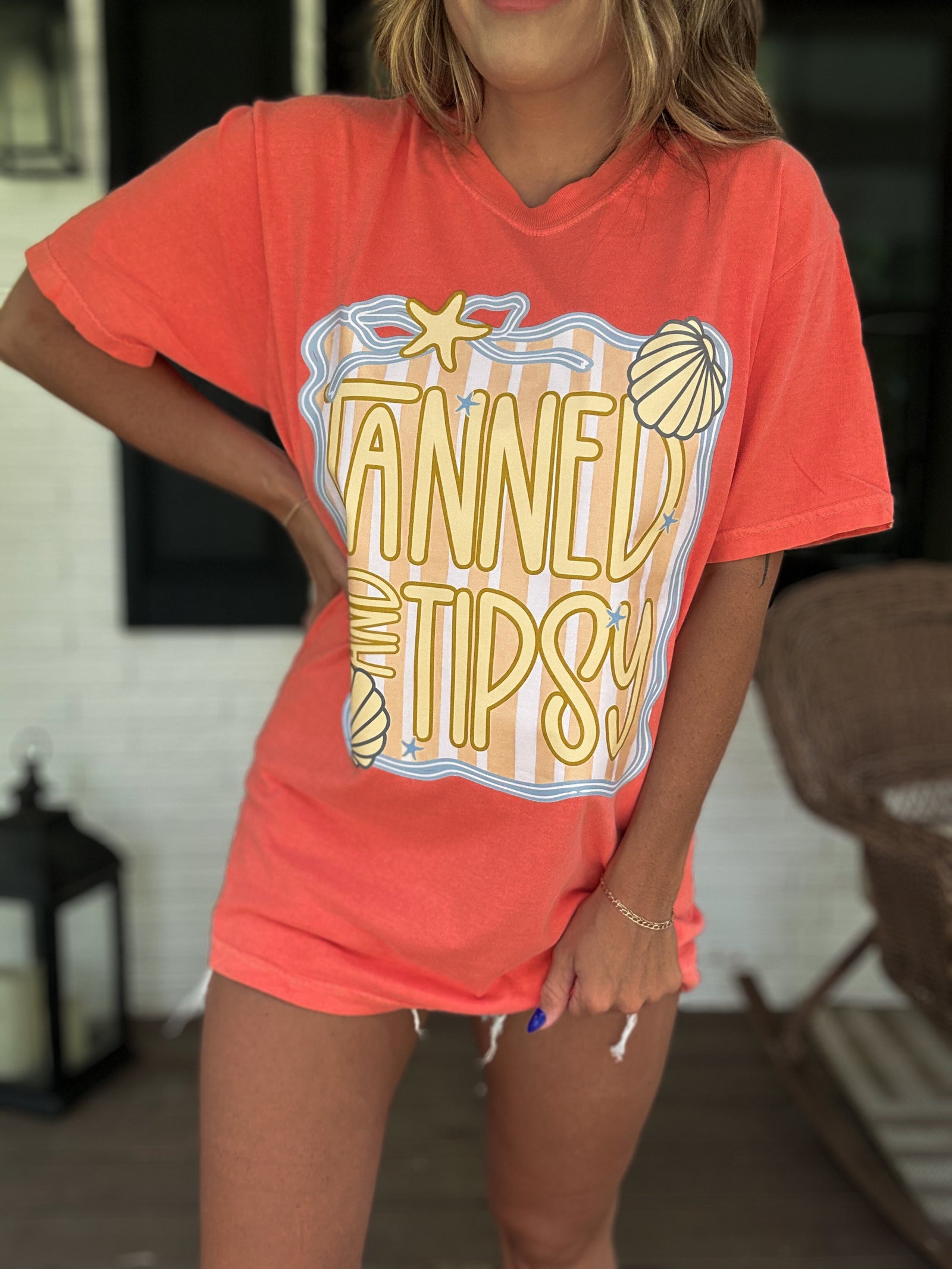 Tanned & Tipsy Comfort Colors Tee