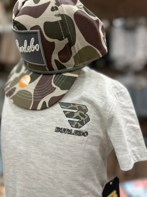 Youth Burlebo Flying B Tee - Classic Deer Camo
