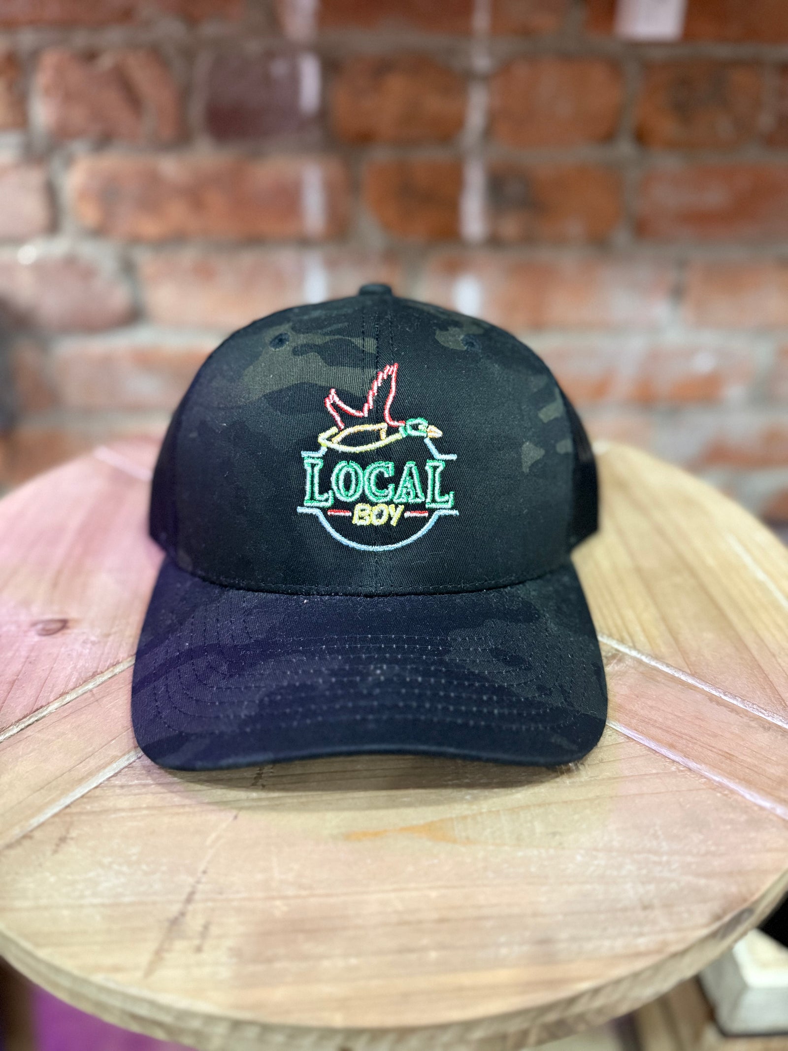 Local Boy Neon Latte Trucker Hat