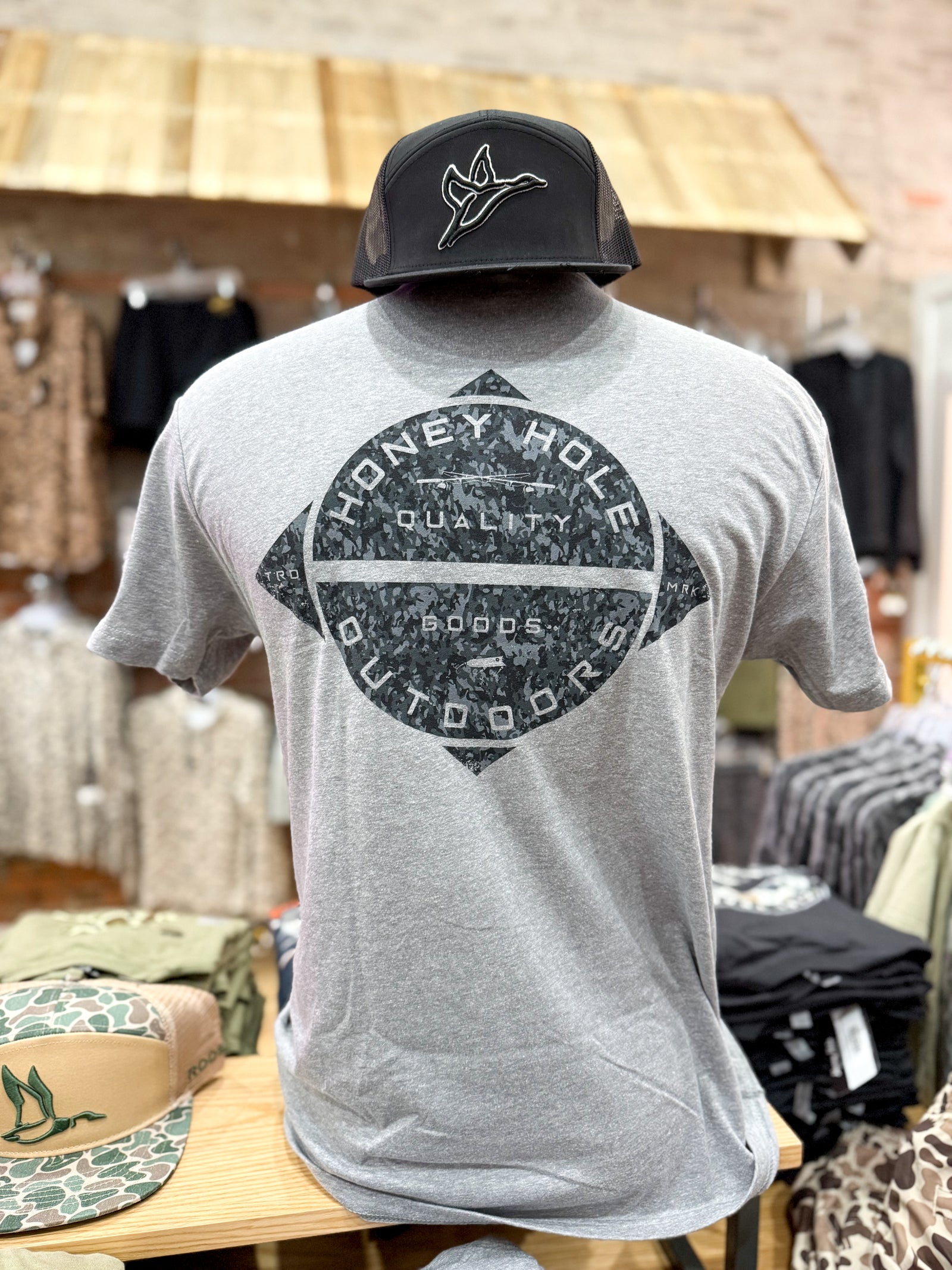 Honey Hole Outdoors Tee - Boardwalk