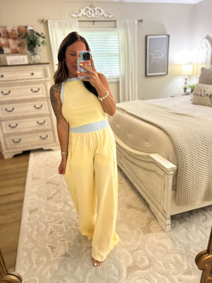 Summer Dreams Razer Back Crop Top - Butter Cream