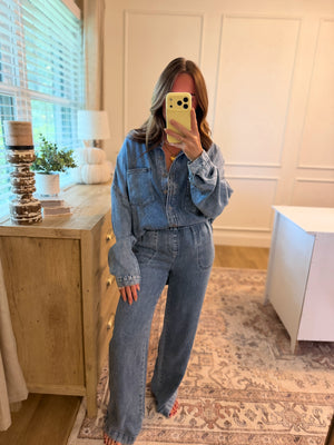 Franklin Washed Chambray Button Down