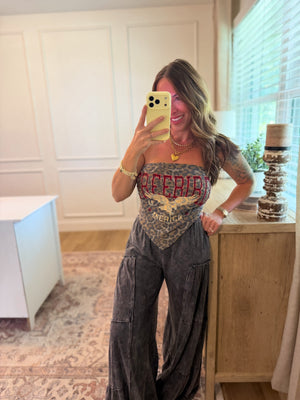 Free Bird Scarf Top - Leopard