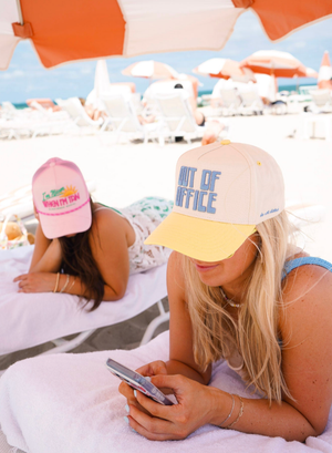 Out of Office - Butter Yellow Trucker Hat