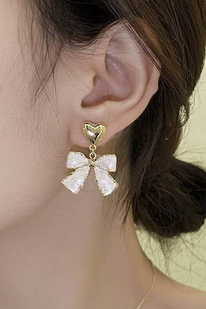 Bow Drop Earrings