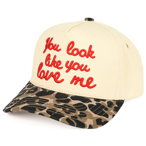 You Look Like You Love Me Trucker Hat - Leopard