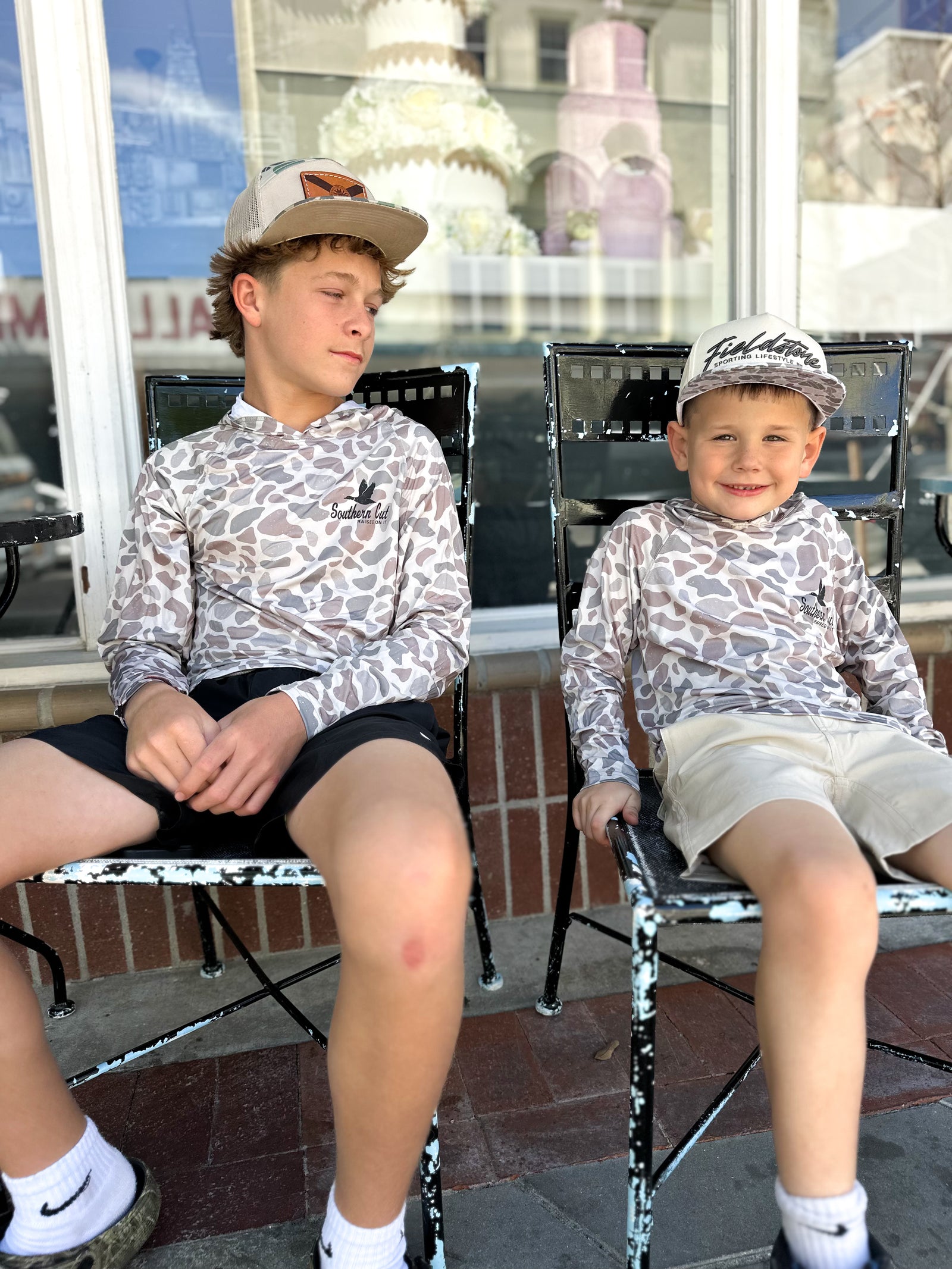 Youth Southern Cut Pro Hoodie - Desert Camo