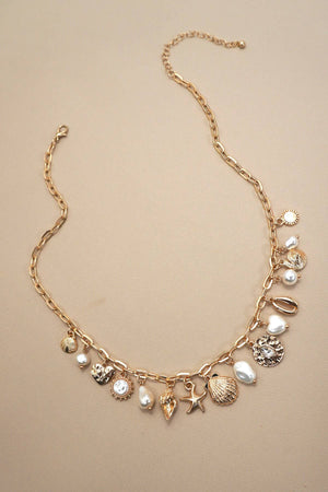 Pearly Girly Charm Necklace