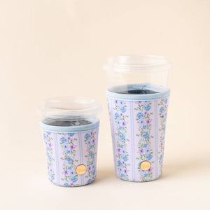 Sip Savvy Drink Sleeve-Petal Parade Blue Regular