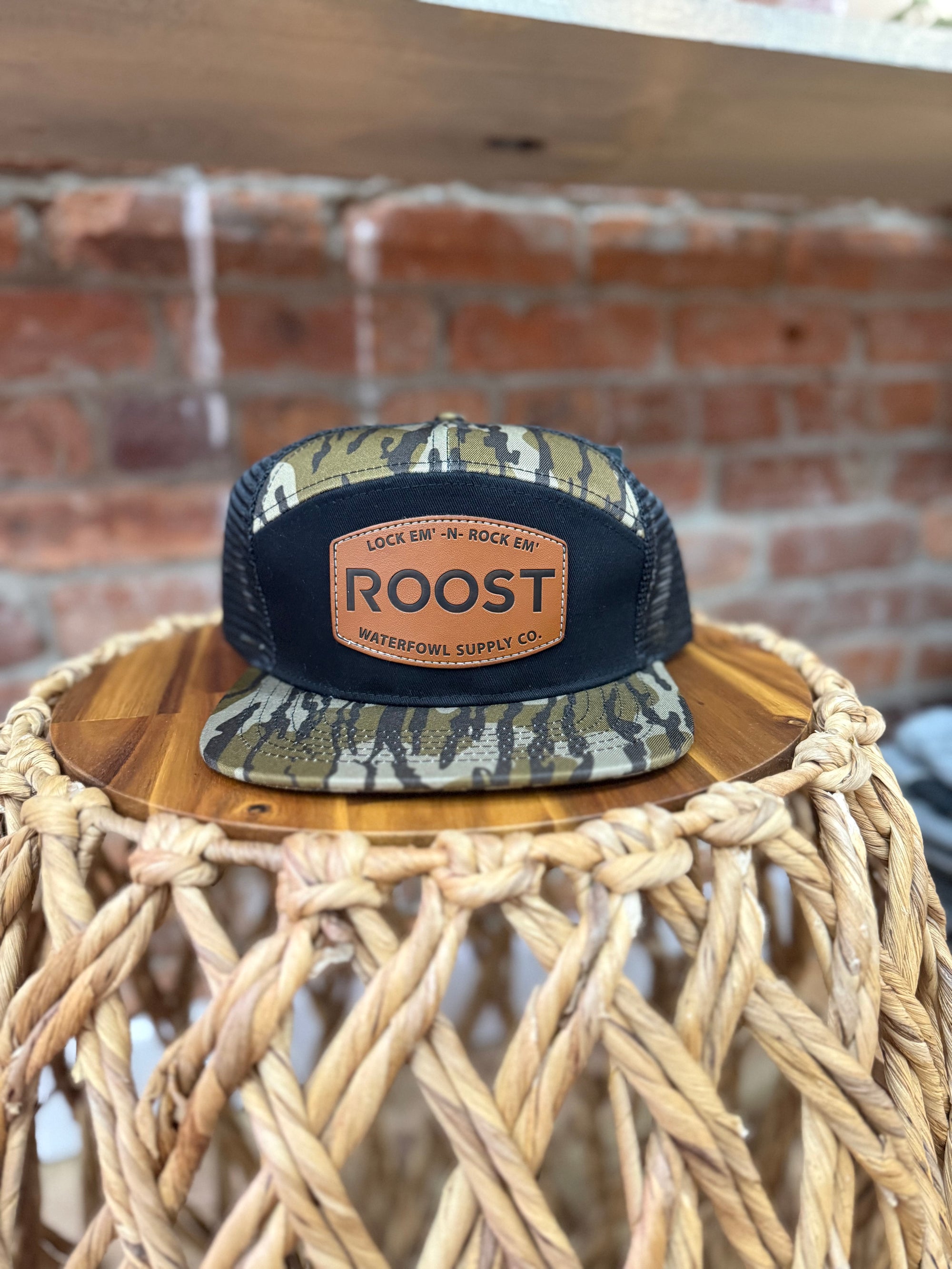 Roost Black Bottomland Hat