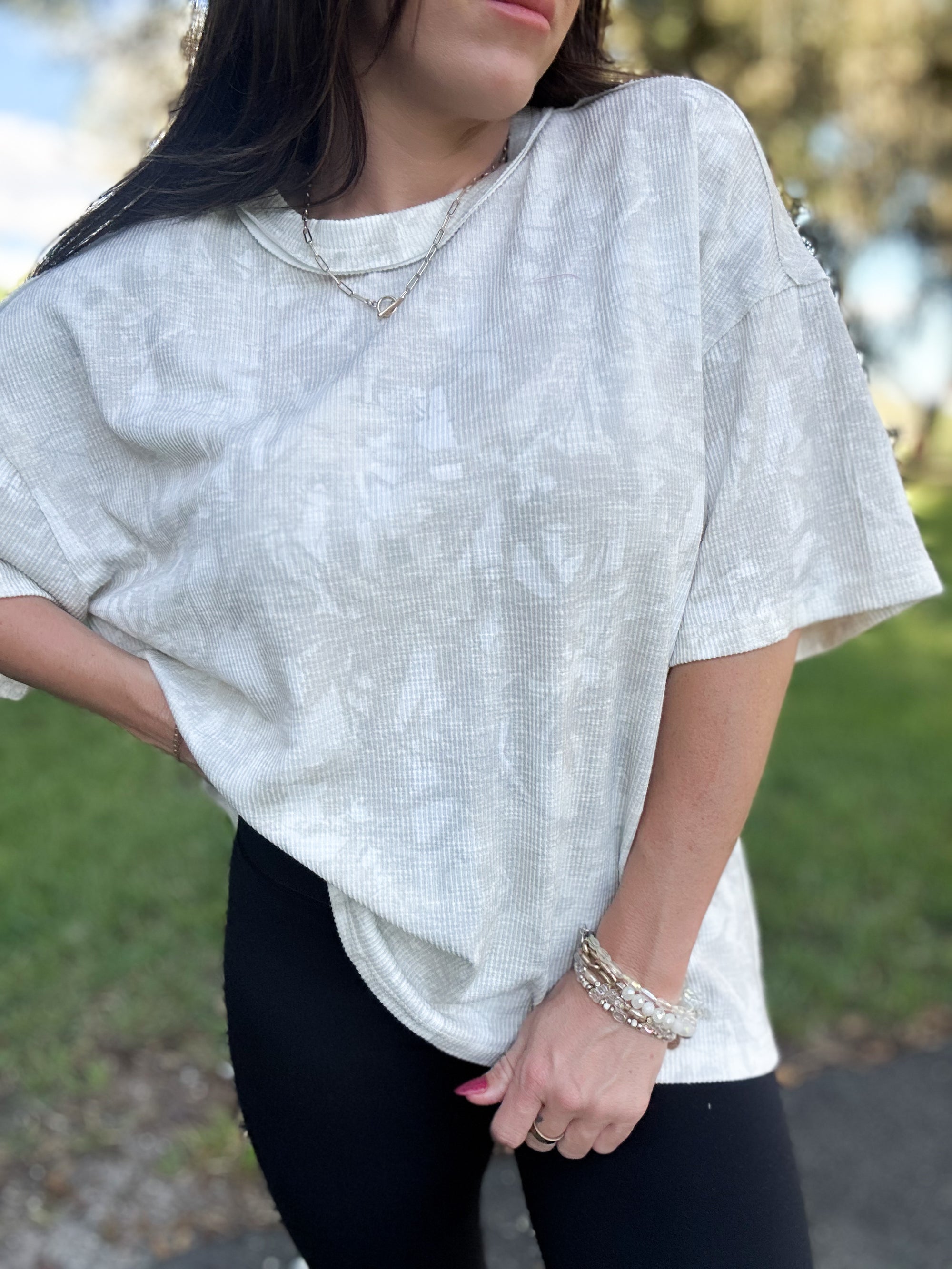 Heidi Brooke Relaxed Camo Shirt