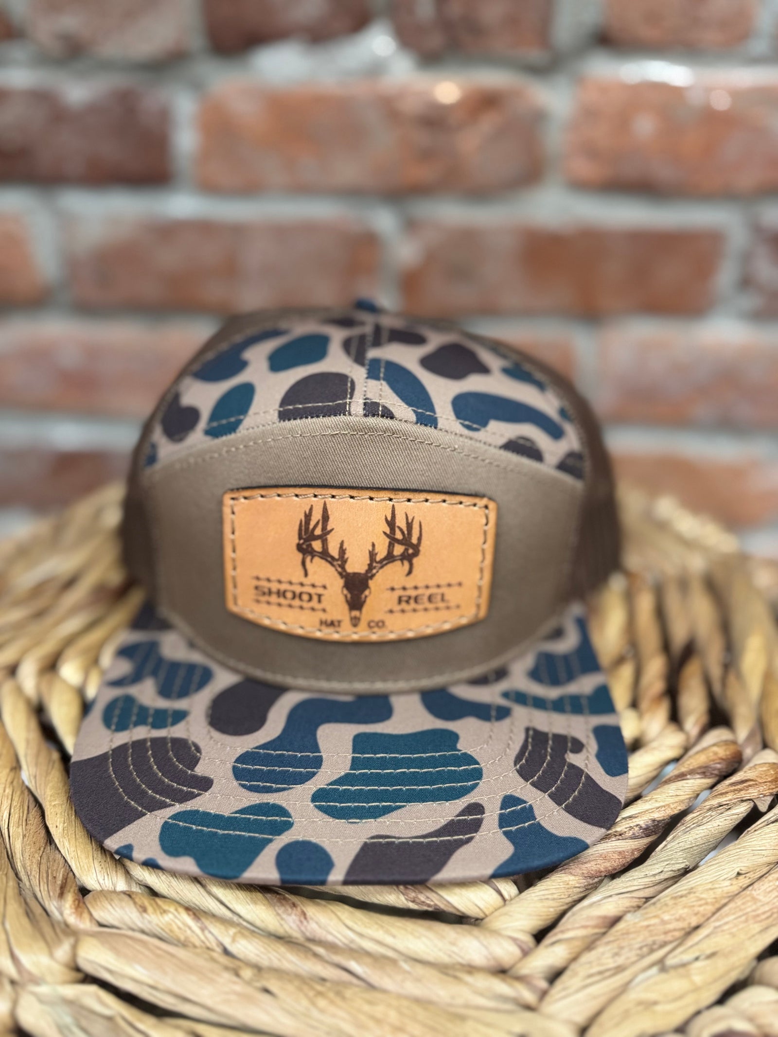Delta/Chocolate Deer Skull Patch Hat
