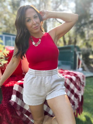 DOORBUSTER - Brandi Bodysuit - Ruby