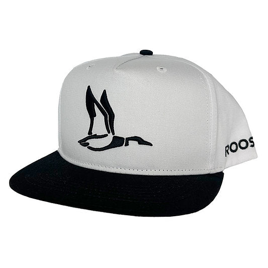 Roost Black & White Canvas Hat