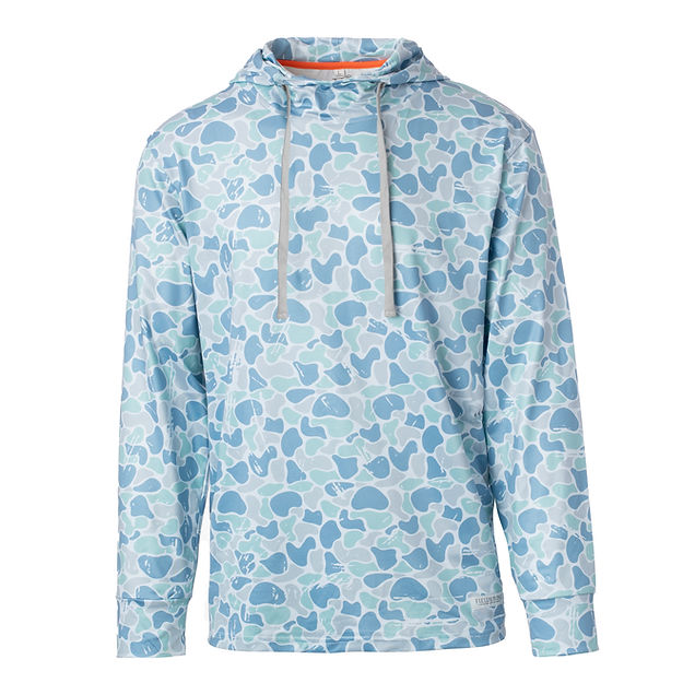 Saltwater Camo Performance Hoodie - Youth & Adult