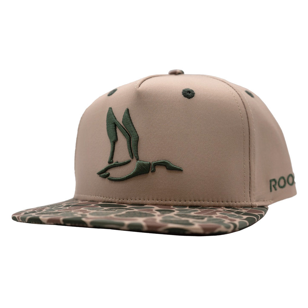 Roost Camo Bill 3D Puff Duck Performance Hat