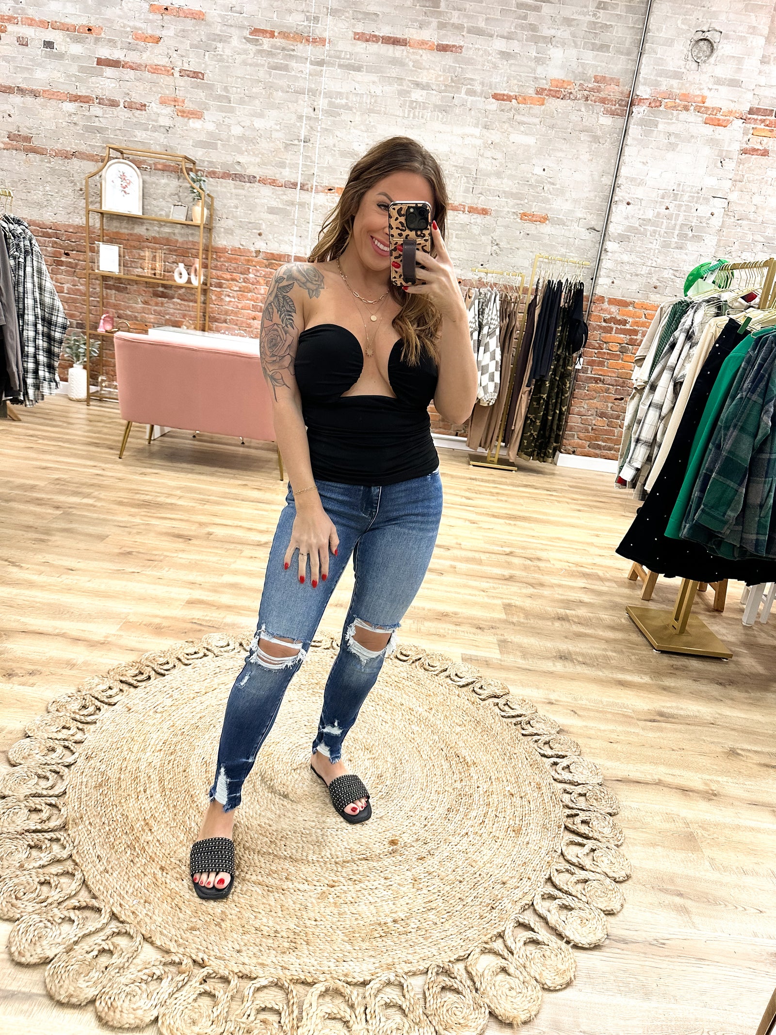 Your Buzz In My Veins Wired Bustier Top