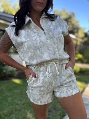 Vivian Vintage Camo Two Piece Set