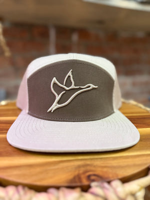 7 Panel Khaki/Coffee