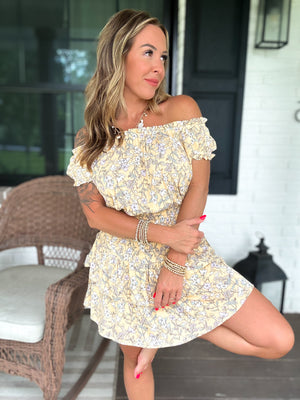 Something To Someone Smocked Mini Dress