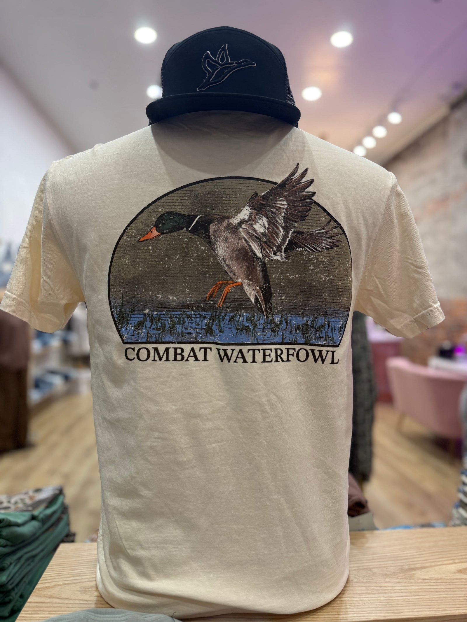 Combat Waterfowl Brushline Mallard Tee