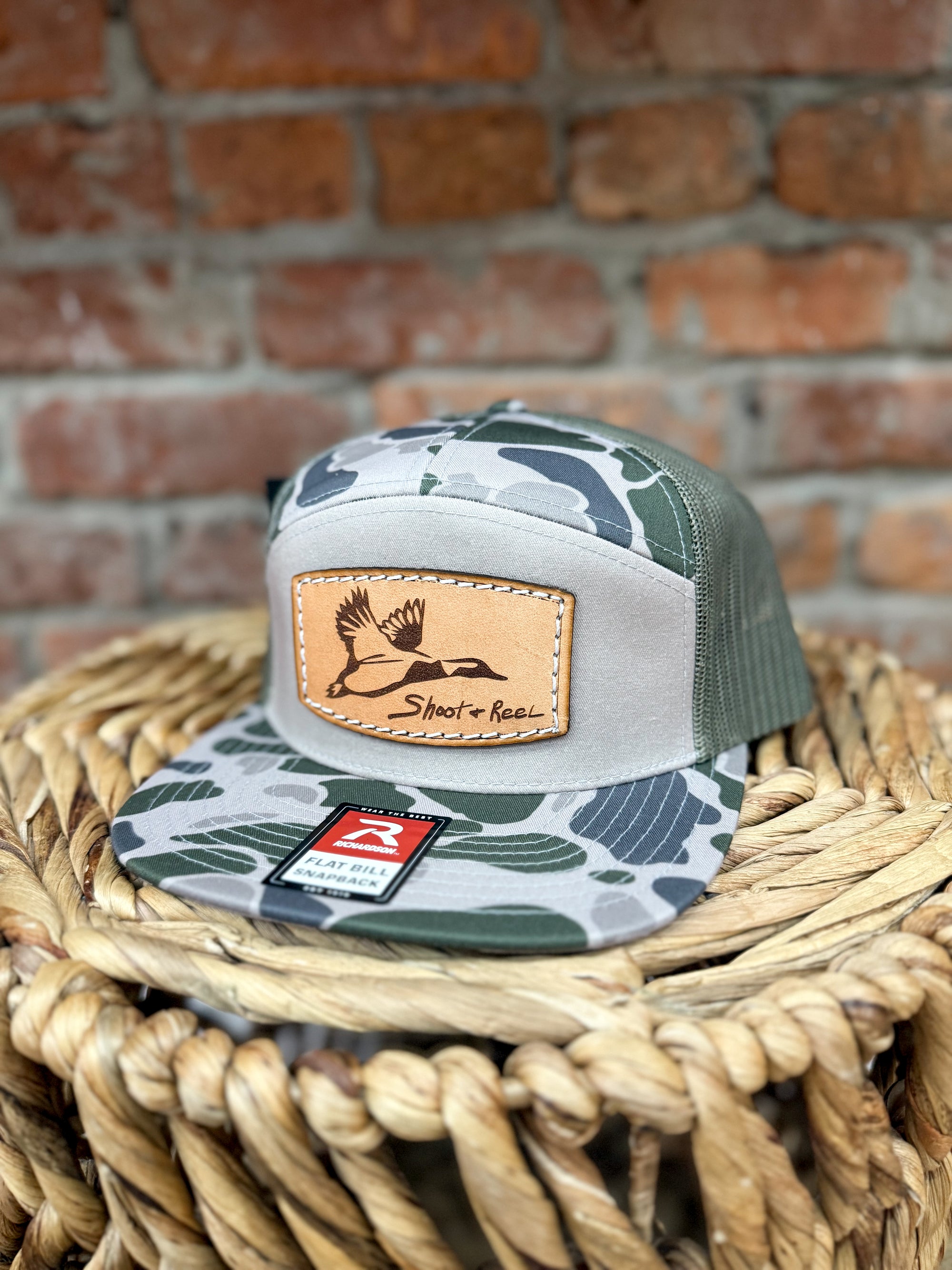 Shoot & Reel Marsh Duck Camo Mallard Patch Hat