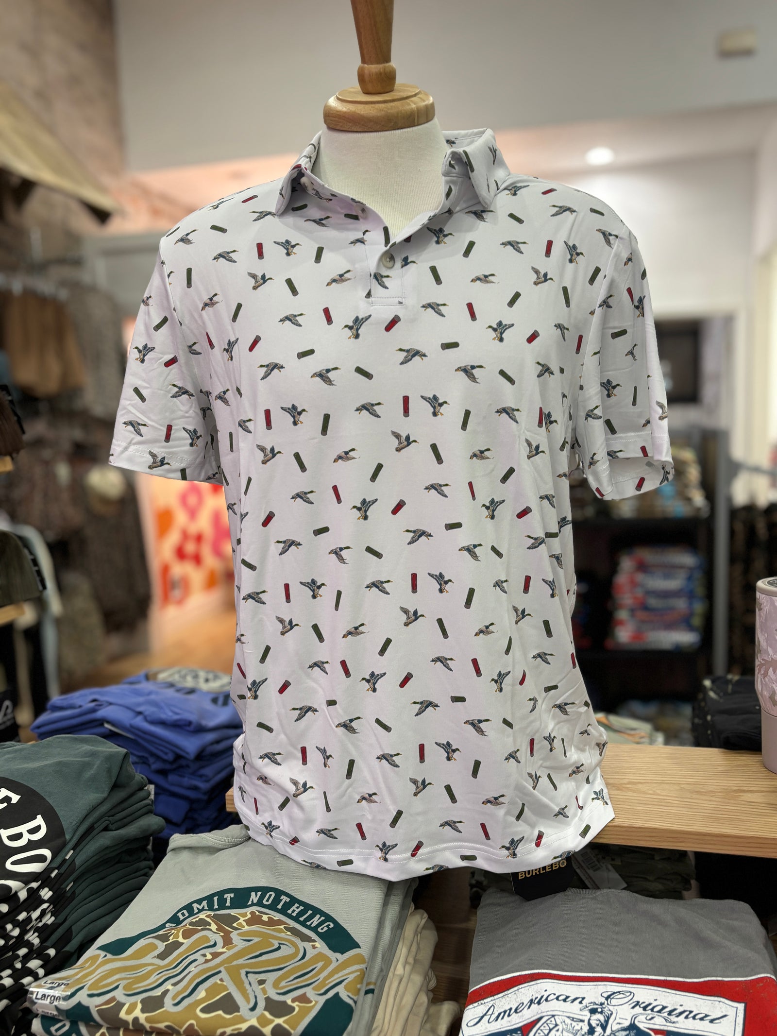 Burlebo Performance Polo - Duck & Shells