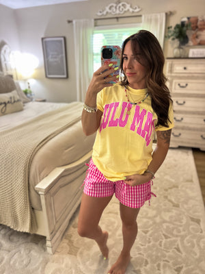LuluMac Stripes Tee - Pink/Butter