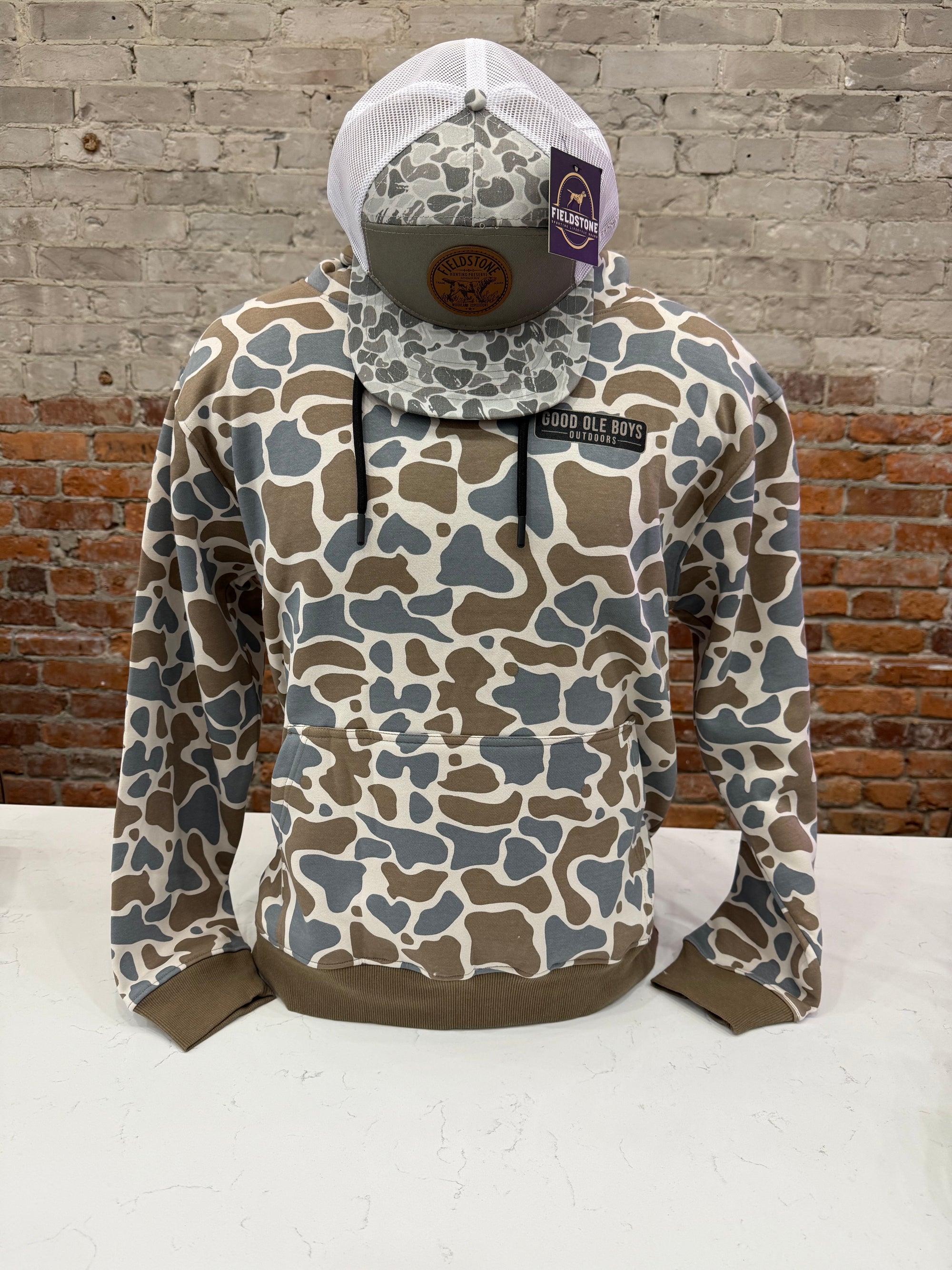 GOB Skull Circle Marsh Camo Hoodie