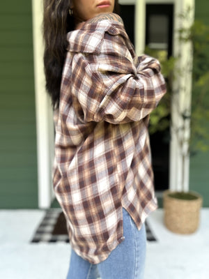 Owen Plaid Button Down Top