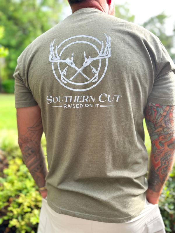 Southern Cut Tee - Olive - Tennessee Jane