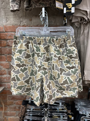 Local Boy Volley Shorts - Sand Dog & Moon Camo