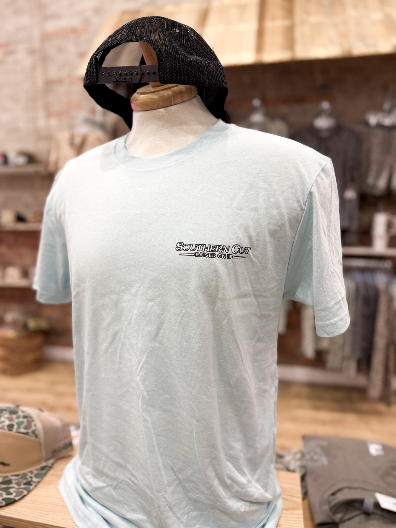 Southern Cut Mahi Perfect Fit Tee - Sky Blue