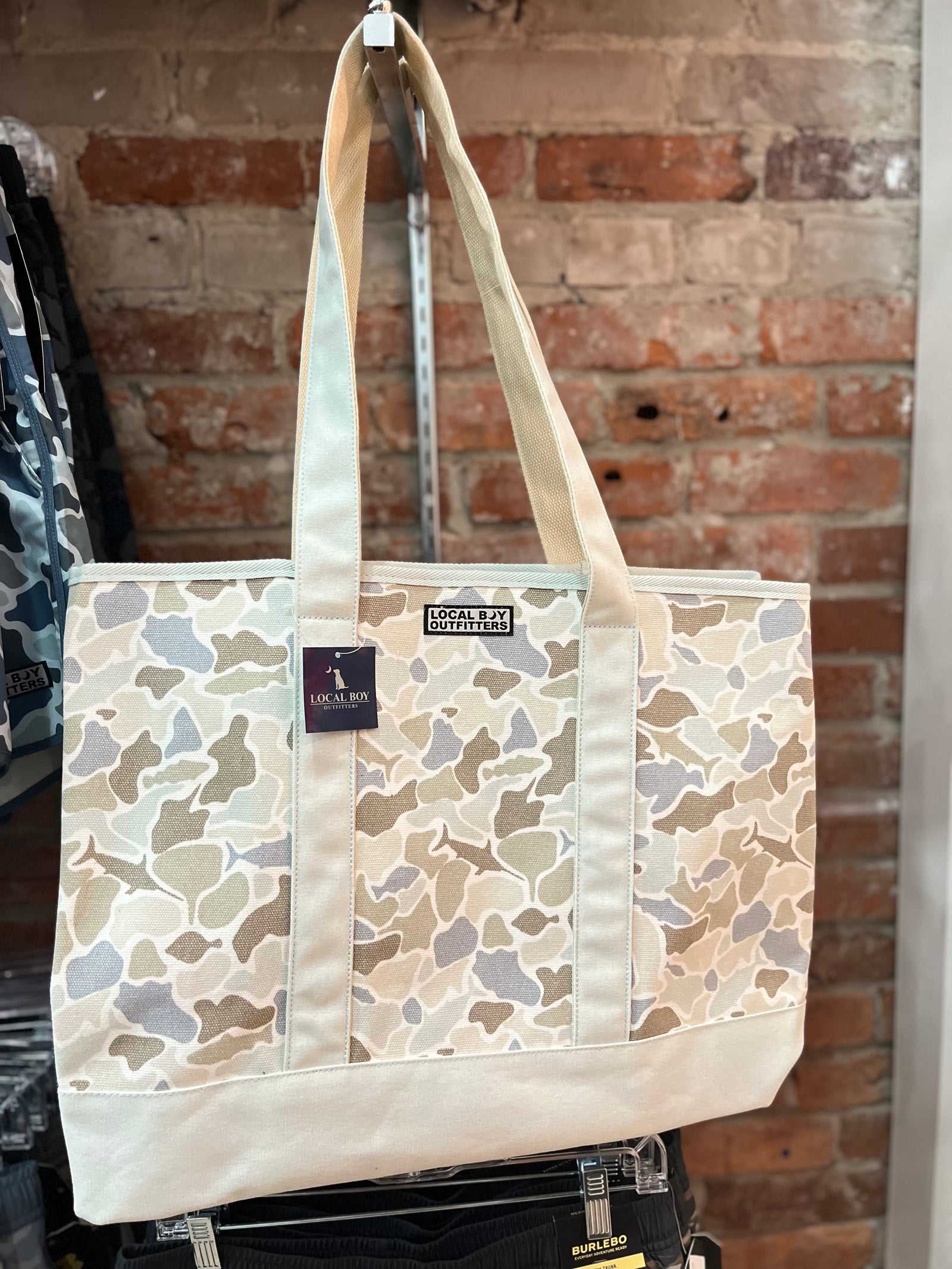 Local Boy Beach Tote Bag - Saltwater Camo