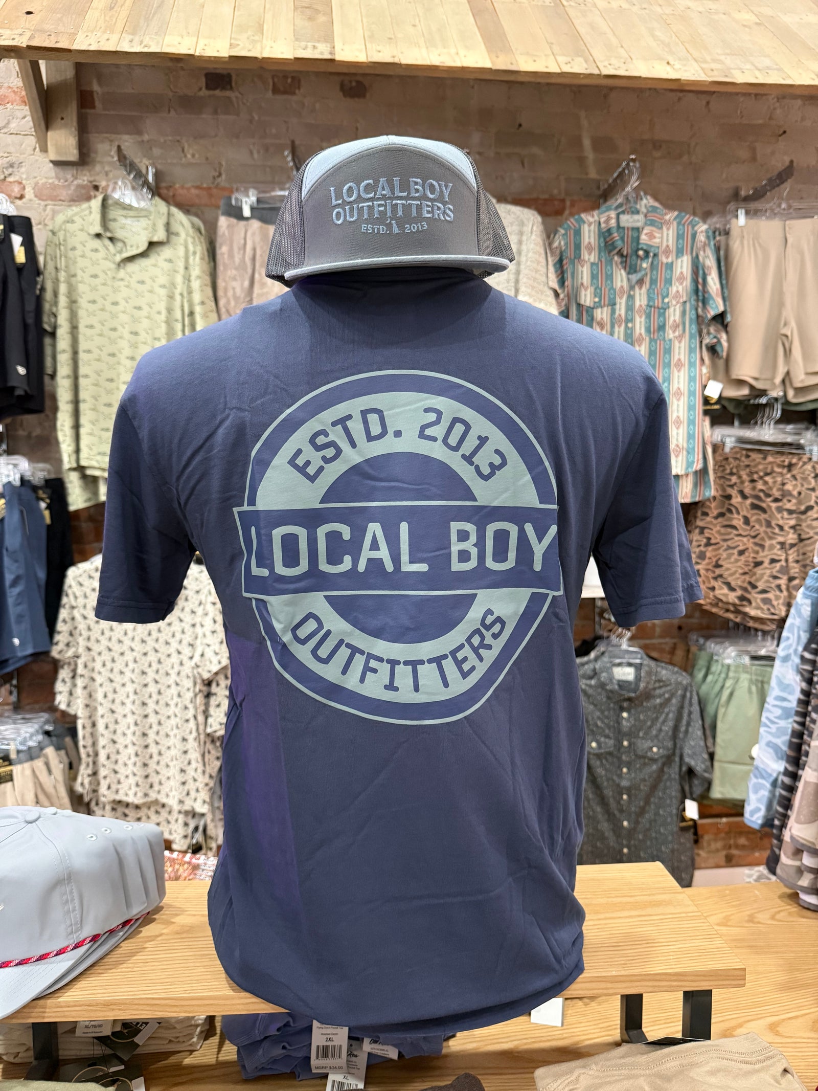 Local Boy Local Orb SS Tee - China Blue
